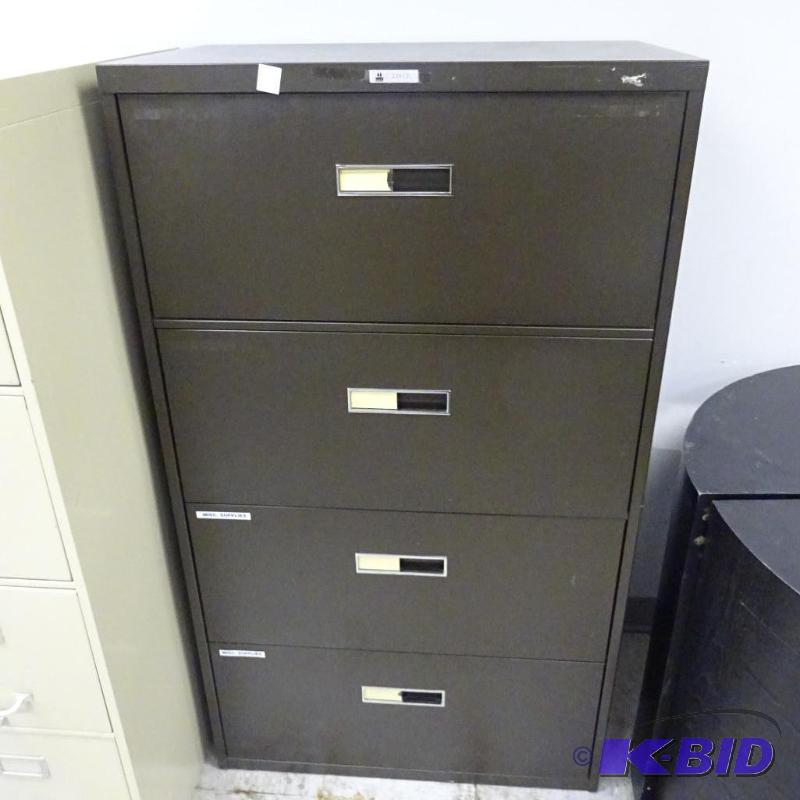 30&quot Metal 4 Drawer Lateral File...