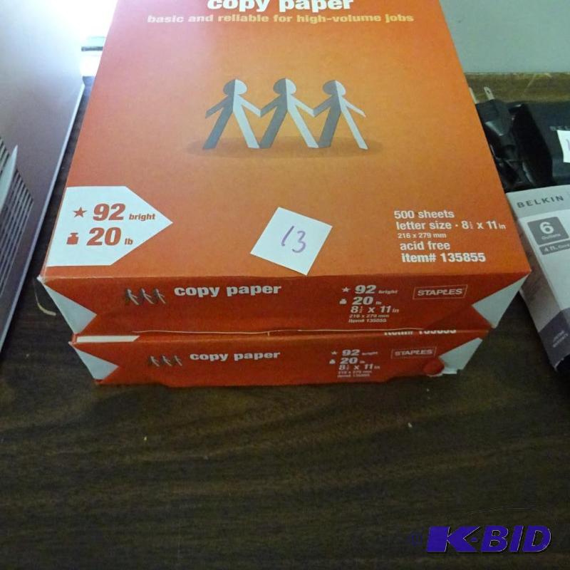 8 12 X 11 Copy Paper 2 Reams...