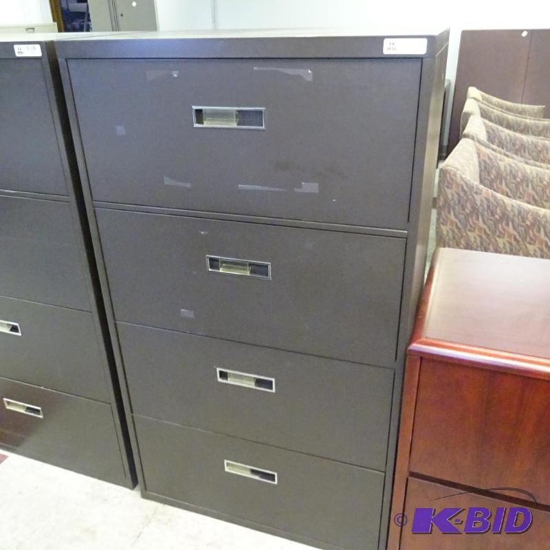 30&quot Metal 4 Drawer Lateral File...