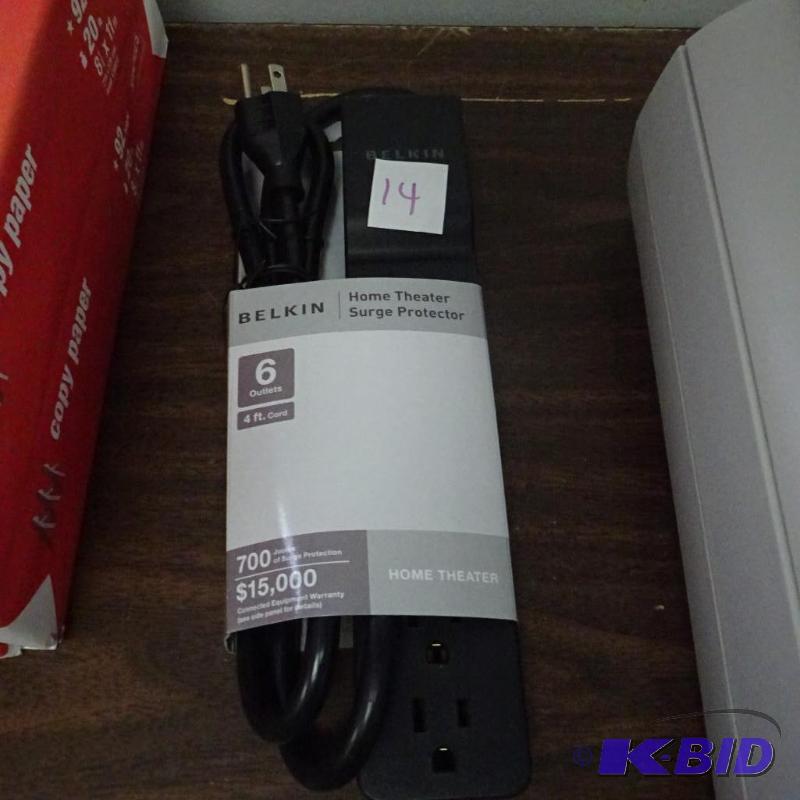 Belkin Home Theatre Surge Protector New...