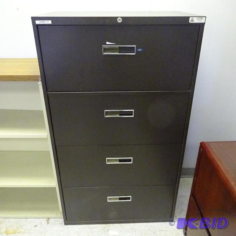 30&quot Metal 4 Drawer Lateral File...