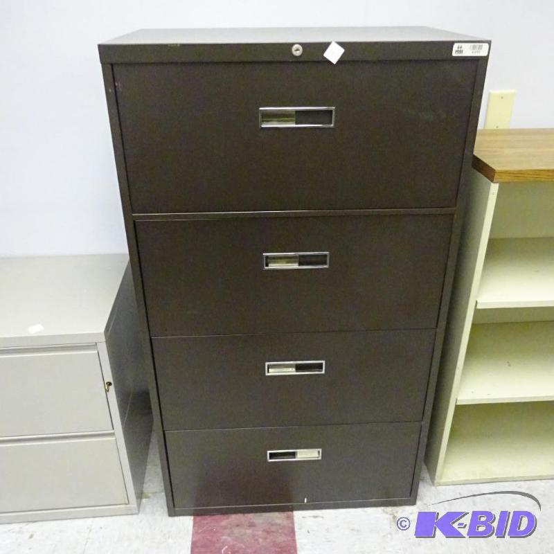 30&quot Metal 4 Drawer Lateral File...