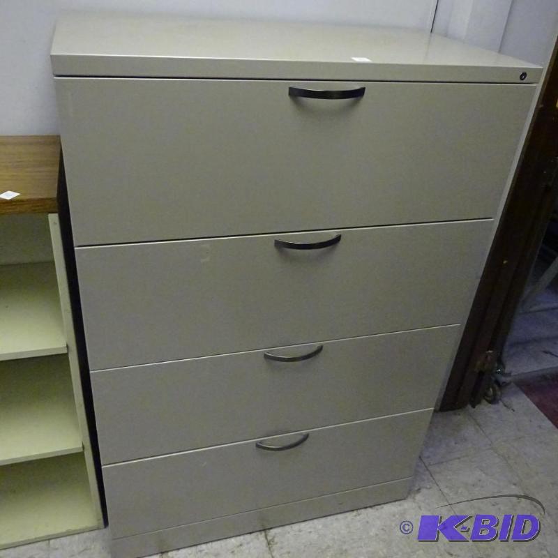36&quot Metal 4 Drawer Lateral File...