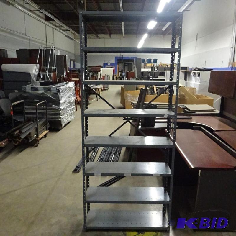 Metal Shelving Unit 36 X 12 X 87...