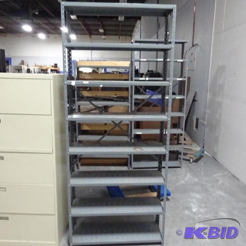 Metal Shelving Unit 36 X 12 X 87...