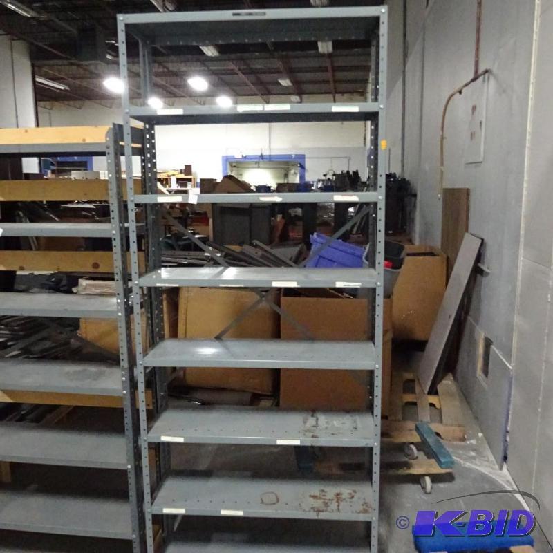 Metal Shelving Unit 36 X 12 X 87...