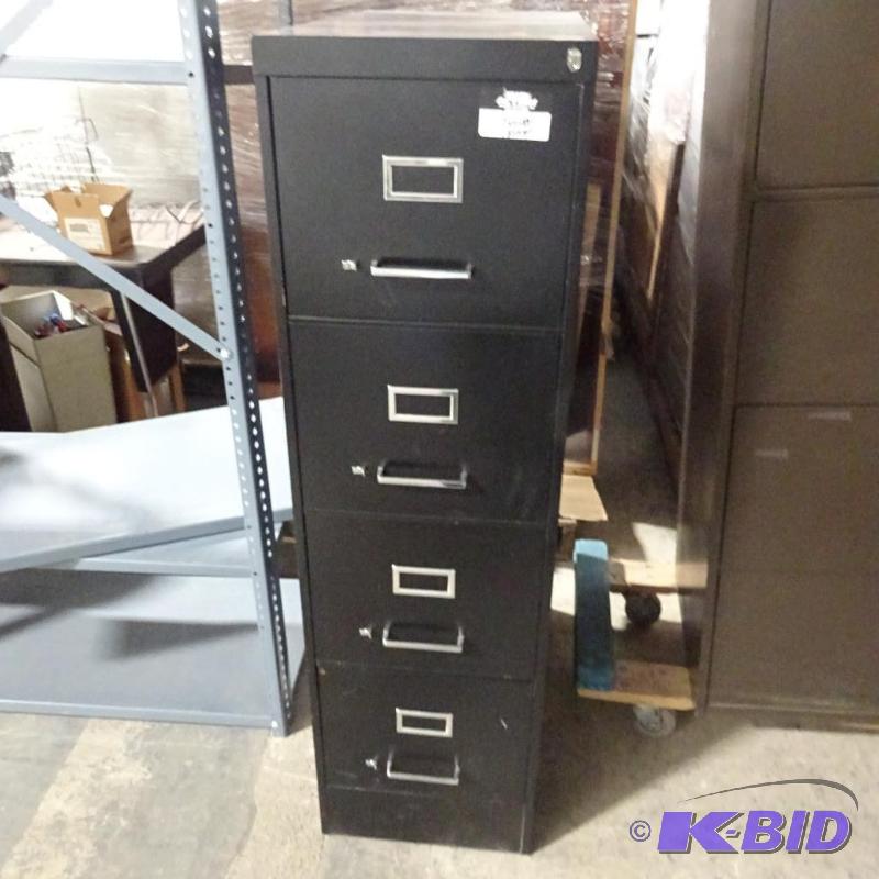 15&quot Metal 4 Drawer File Cabinet...