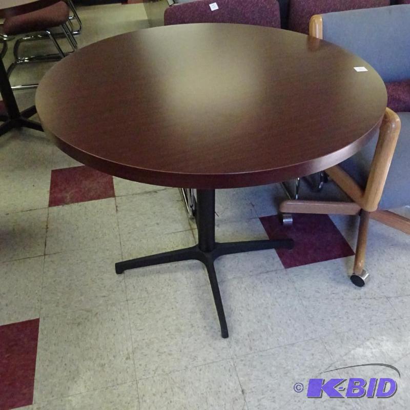 36&quot Metal Framed Round Table...