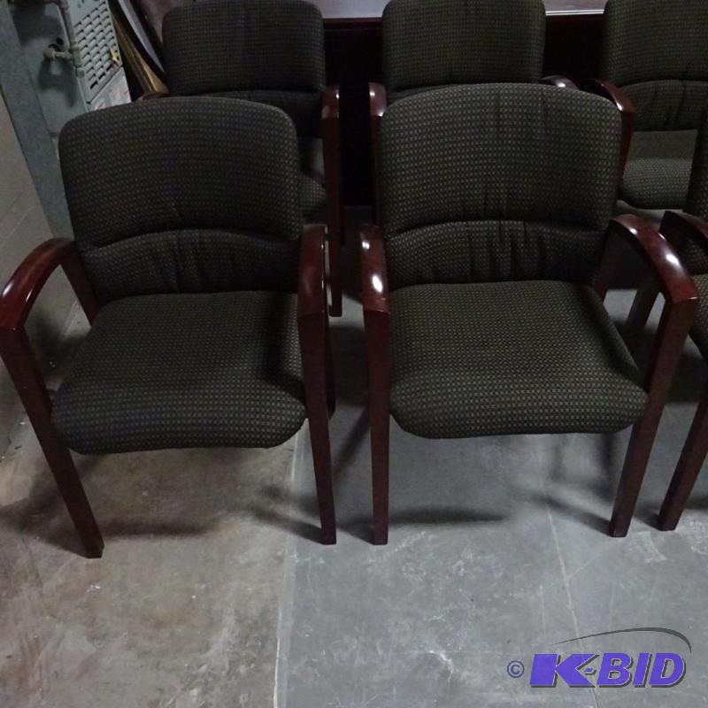 2 Matching Wood Framed Side Chairs...