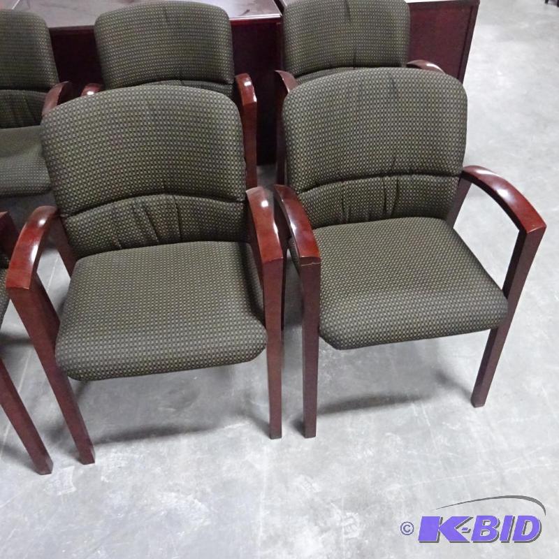 2 Matching Wood Framed Side Chairs...