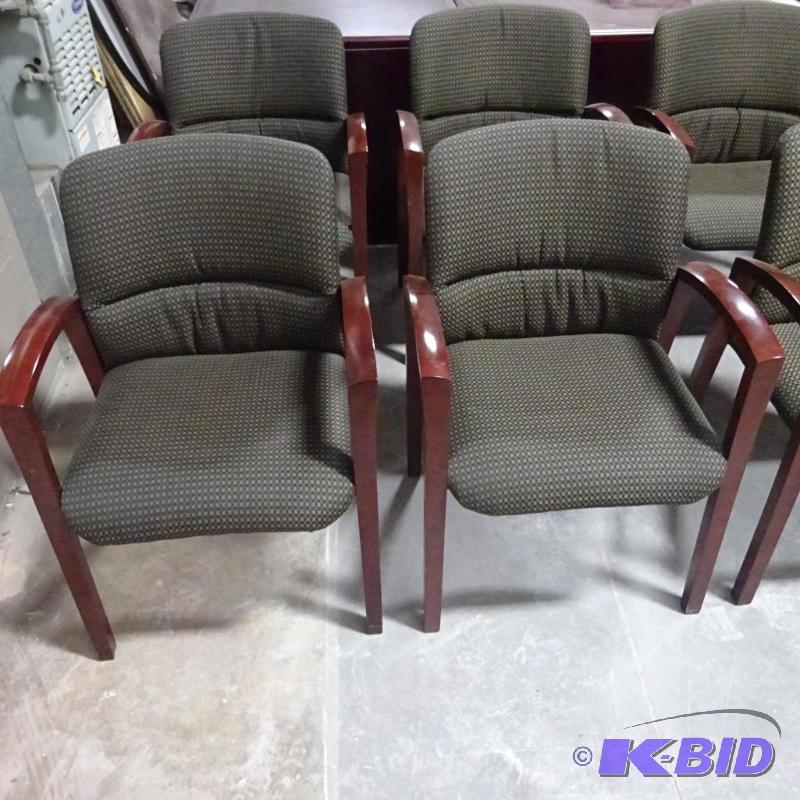 2 Matching Wood Framed Side Chairs...