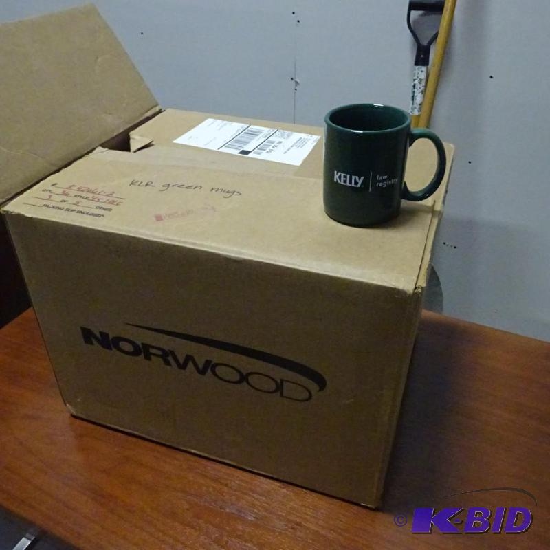 Green Coffee Mugs New Qty 33 Pre Printed...