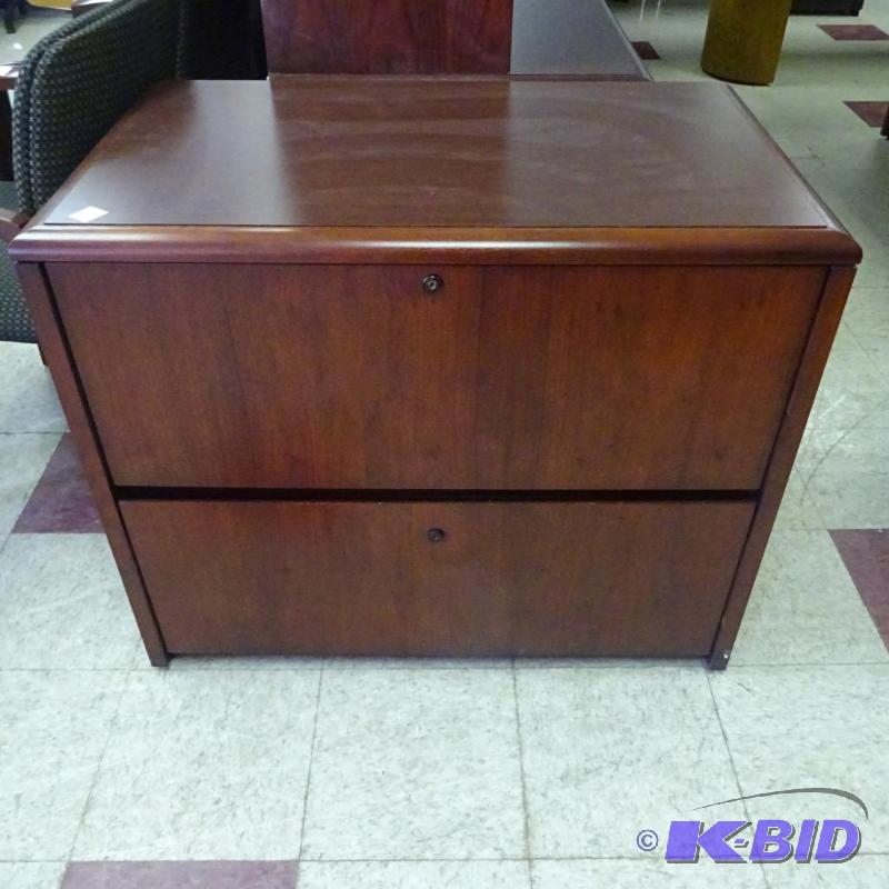 36&quot Wood 2 Drawer Lateral File...