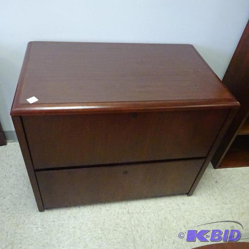 36&quot Wood 2 Drawer Lateral File...
