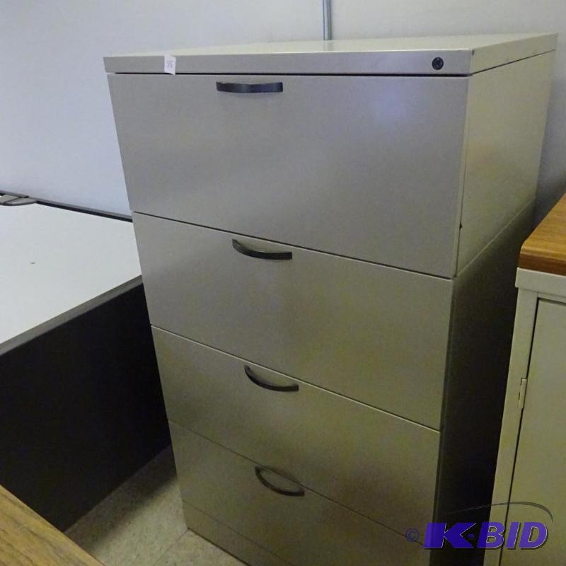 30&quot Metal 4 Drawer Lateral File...