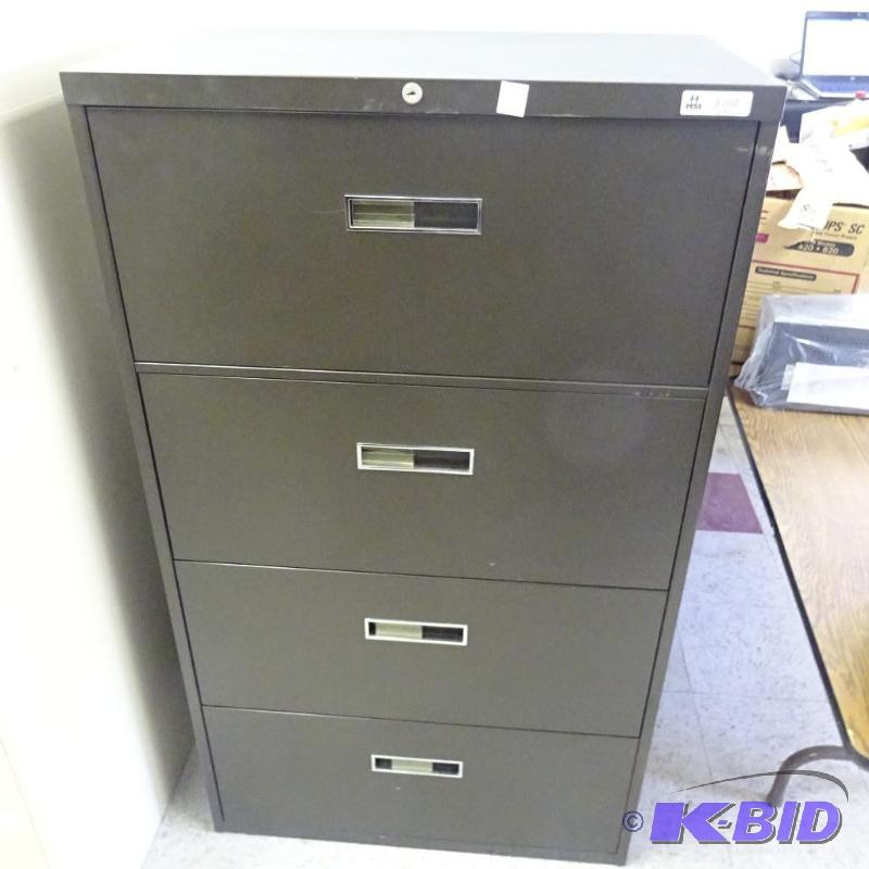 30&quot Metal 4 Drawer Lateral File...