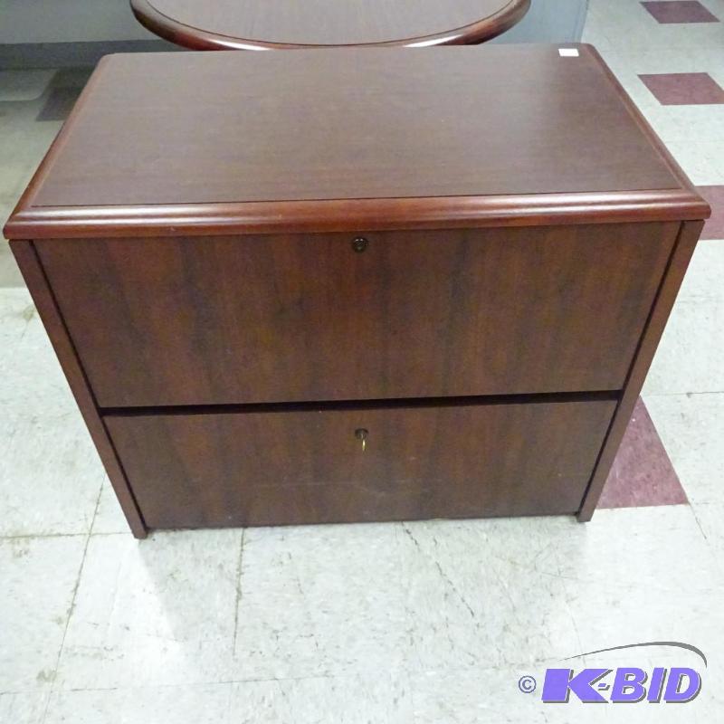 36&quot Wood 2 Drawer Lateral File...