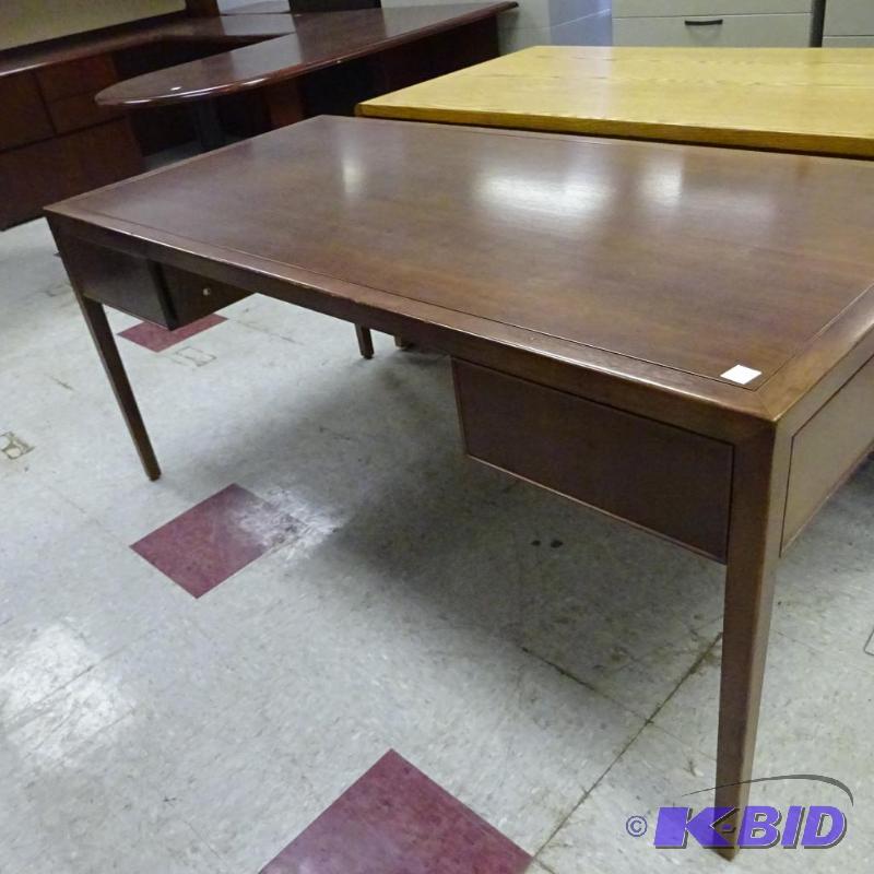 Wood Office Desk 2 Drawer 66 X 32 X 29...
