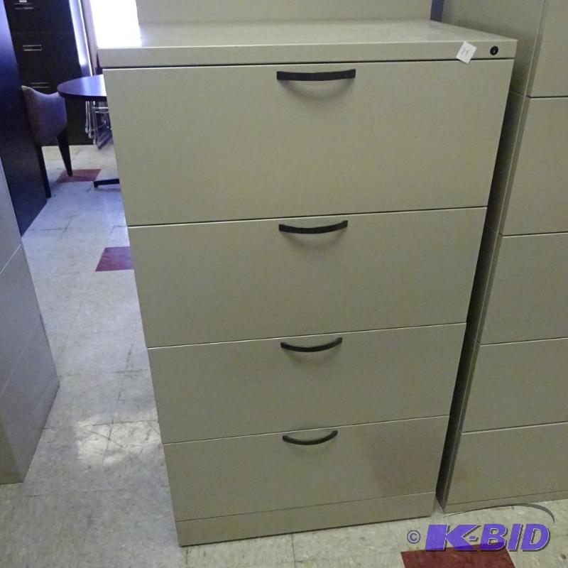 30&quot Metal 4 Drawer Lateral File...