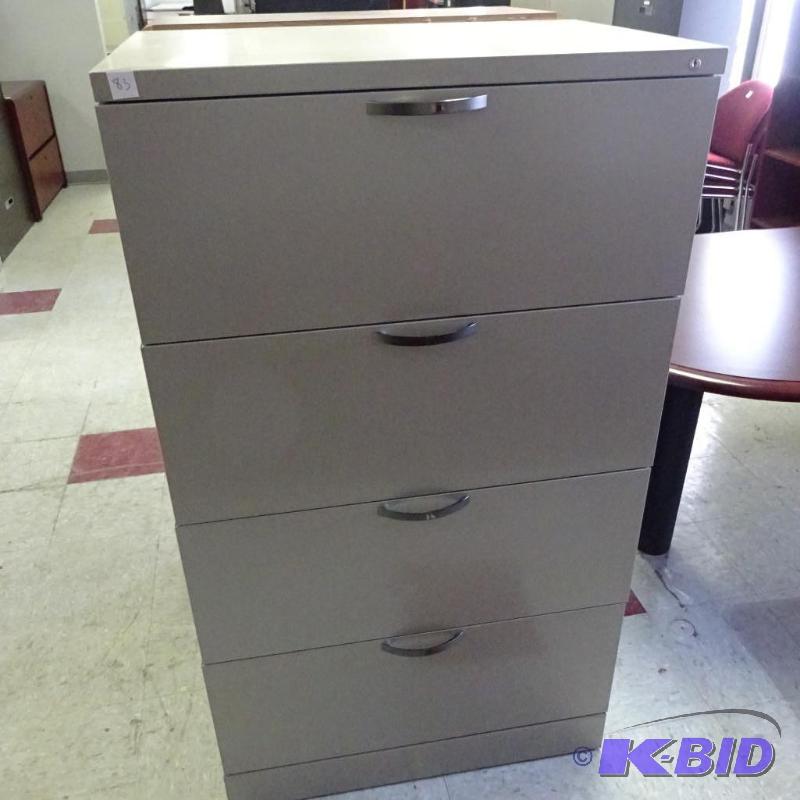 30&quot Metal 4 Drawer Lateral File...