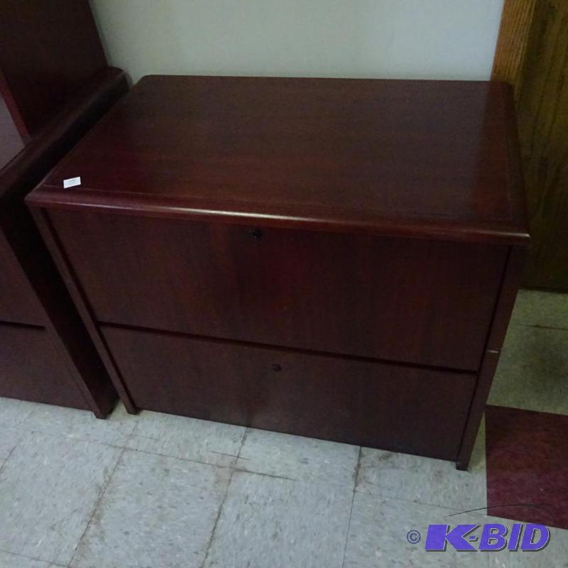 36&quot Wood 2 Drawer Lateral File...