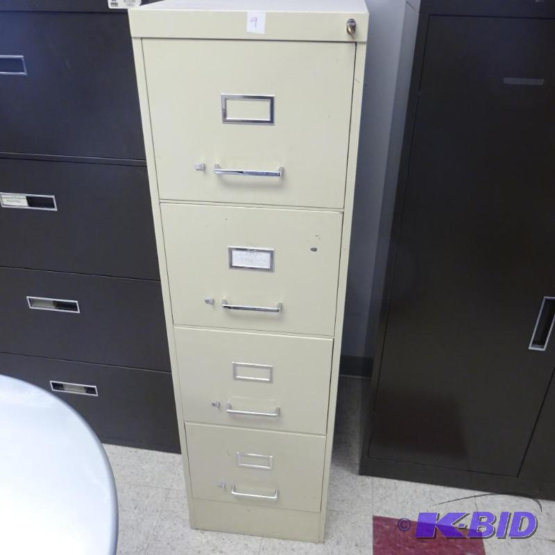15&quot Metal 4 Drawer File Cabinet...