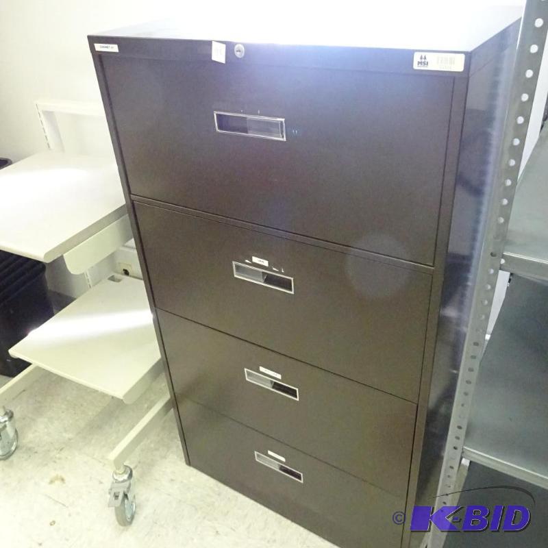30&quot Metal 4 Drawer Lateral File...