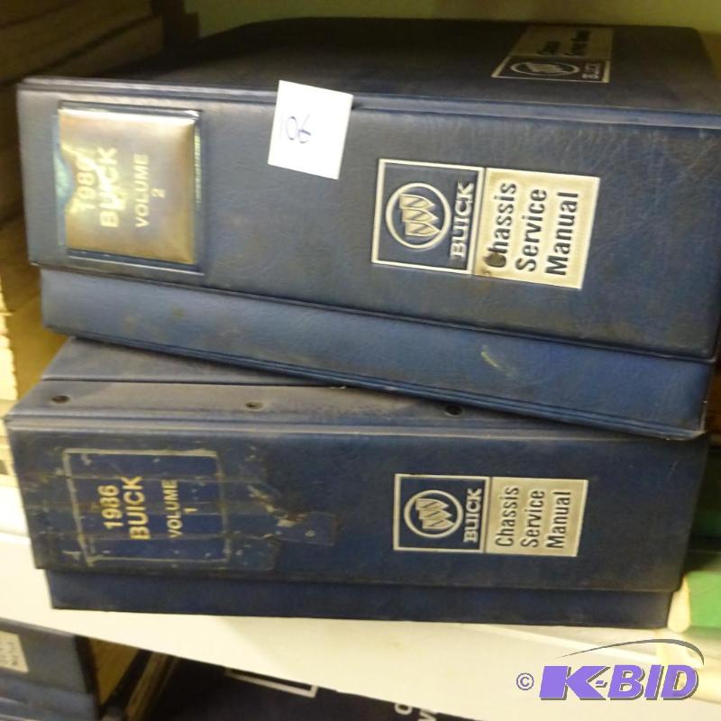 lot 106 image: Vintage GM Repair Manuals...