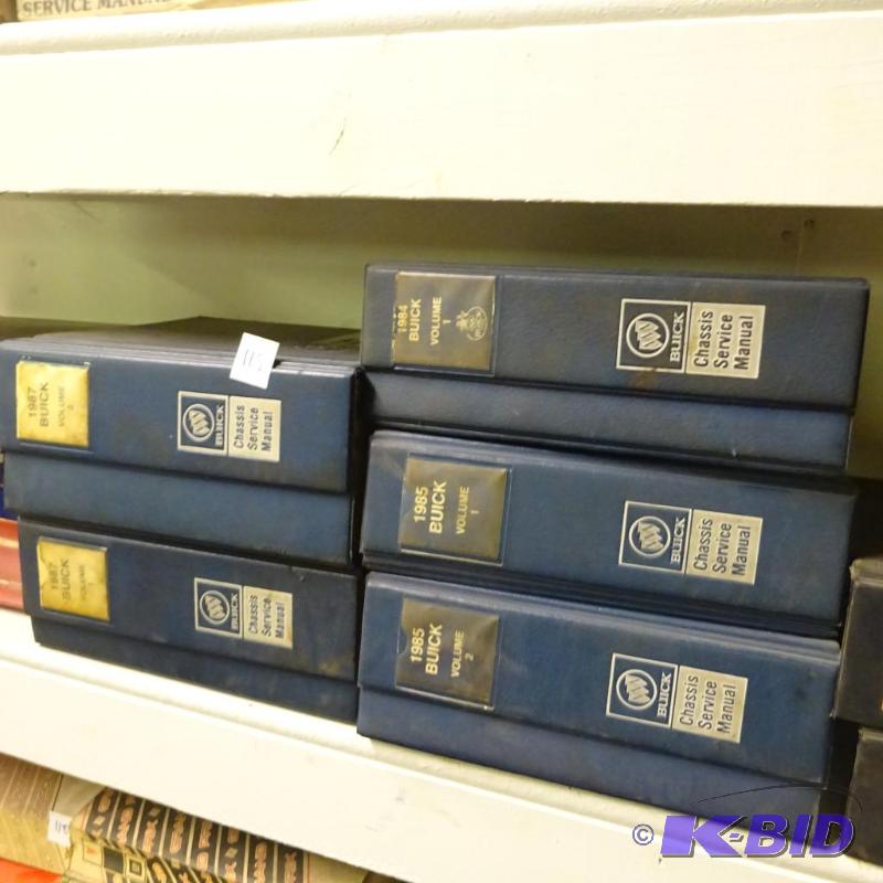 lot 115 image: Vintage GM Repair Manuals...