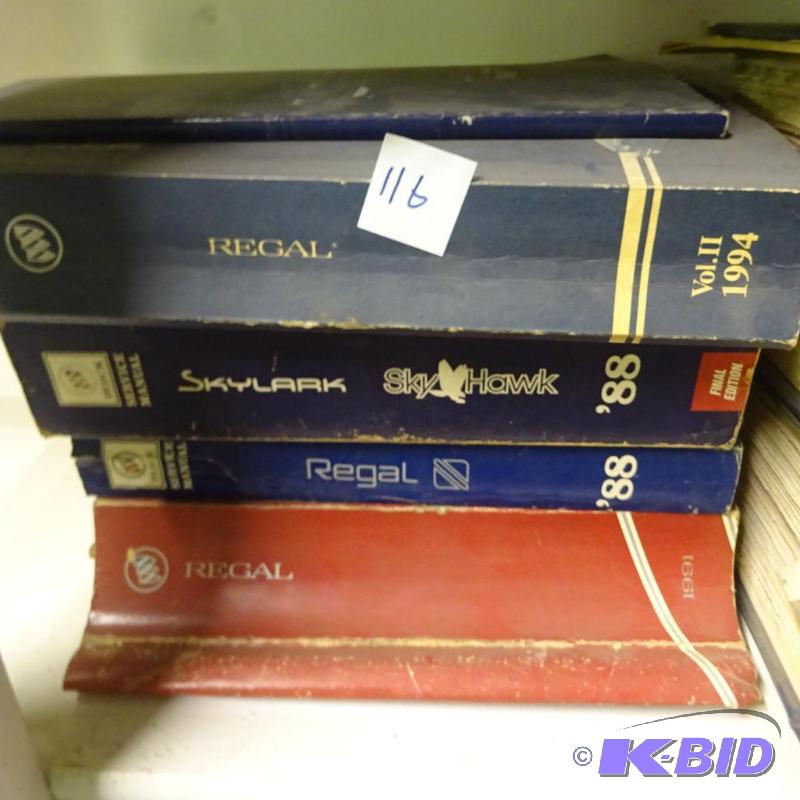 lot 116 image: Vintage GM Repair Manuals...
