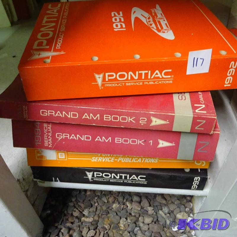 lot 117 image: Misc GM Repair Manuals...