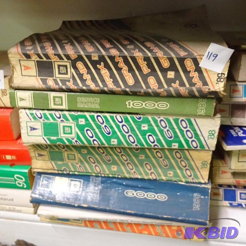 lot 119 image: Misc GM Repair Manuals...