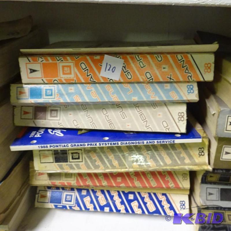 lot 120 image: Misc GM Repair Manuals...