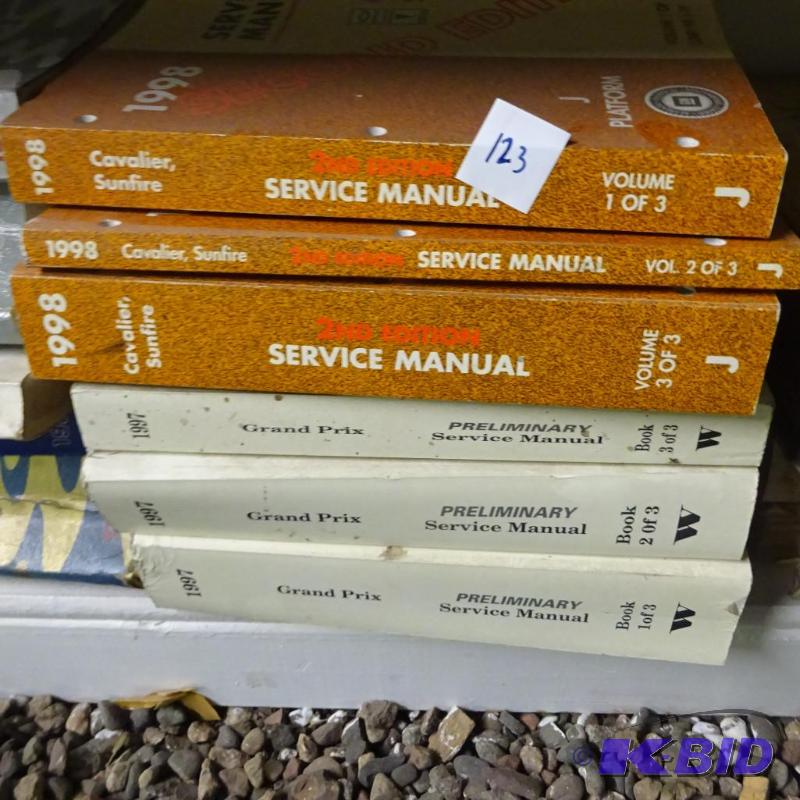 lot 123 image: Misc GM Repair Manuals...
