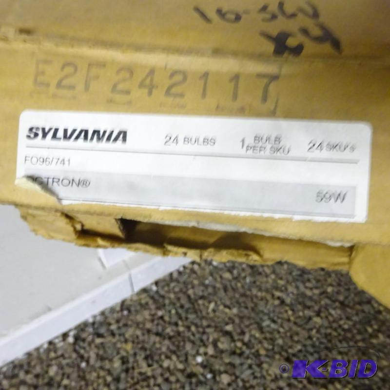 lot 133 image: Sylvania # F096741 Flouresent Bulbs 23 - 8 ...