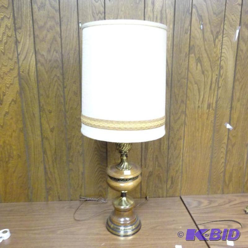 lot 143 image: Decortive Table Lamp 43" Height...