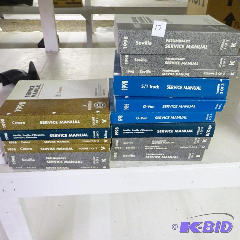 lot 17 image: Misc GM Service Manuals...