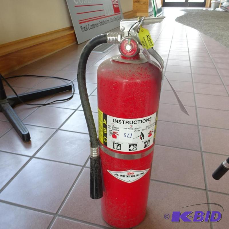 lot 175 image: Amerex Fire Extinguisher 10 lb Fully Charged...