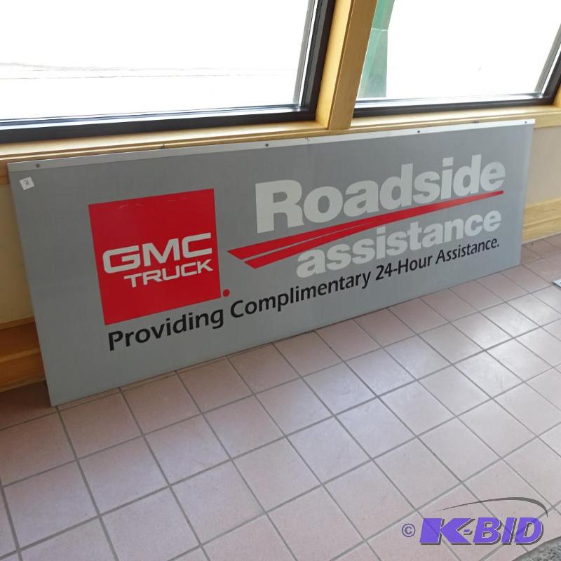 lot 181 image: GM Truck Sign 96 X 30...