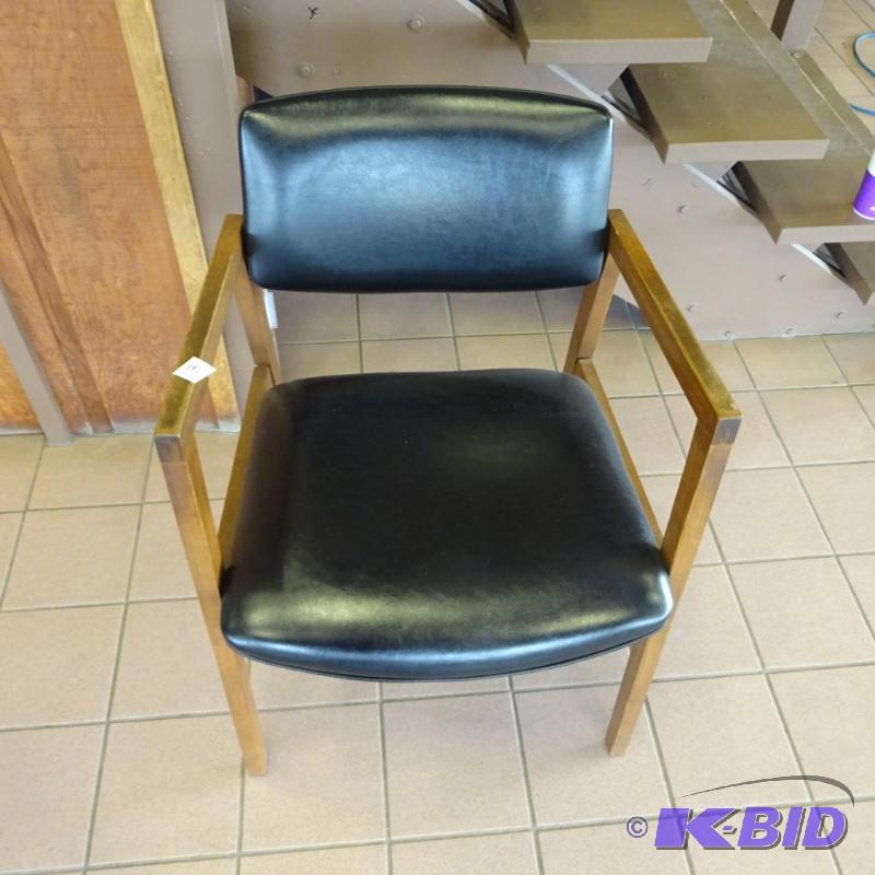lot 182 image: Wood Framed Side Chair...