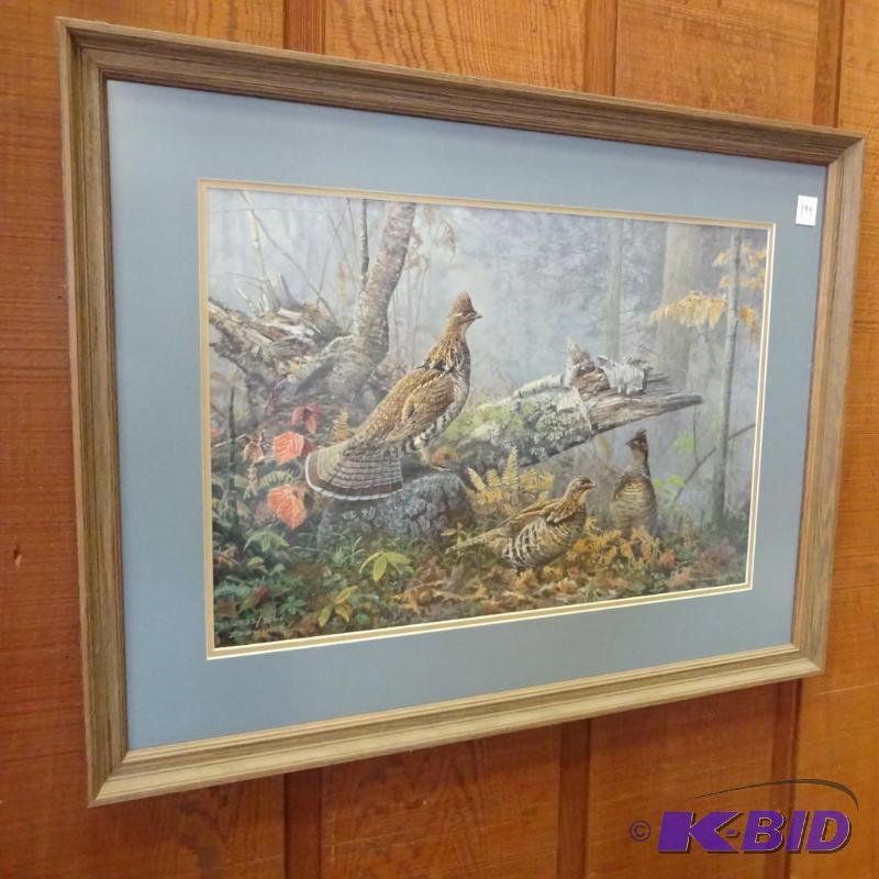 lot 199 image: Framed Print #25333500 Cannot Read Artist Na...