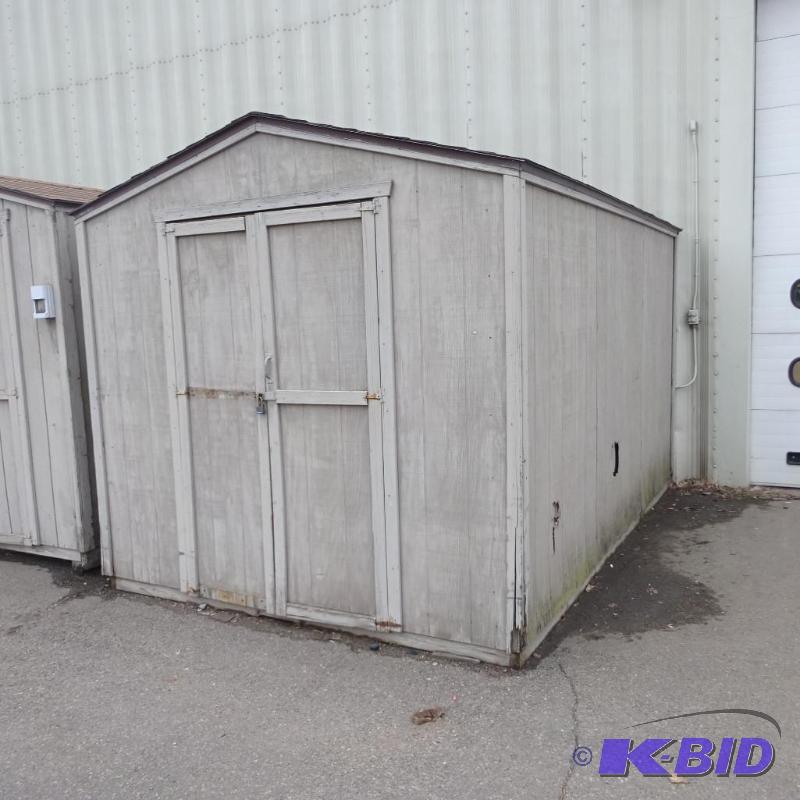 lot 243 image: Outdoor Shed 98 X 147 X 96 Locked Could not T...