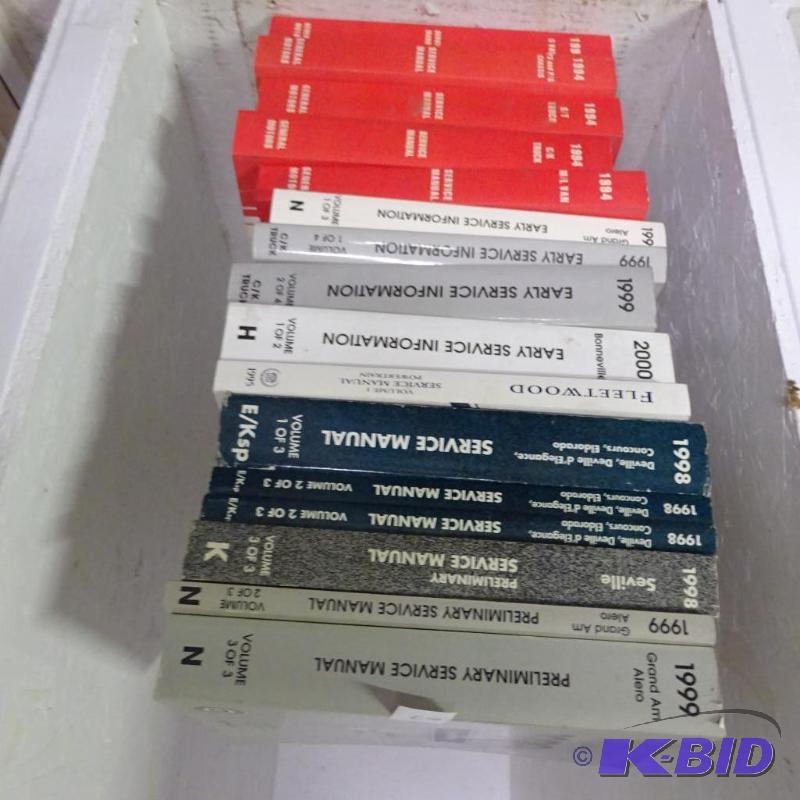 lot 29 image: Misc GM Service Manuals...