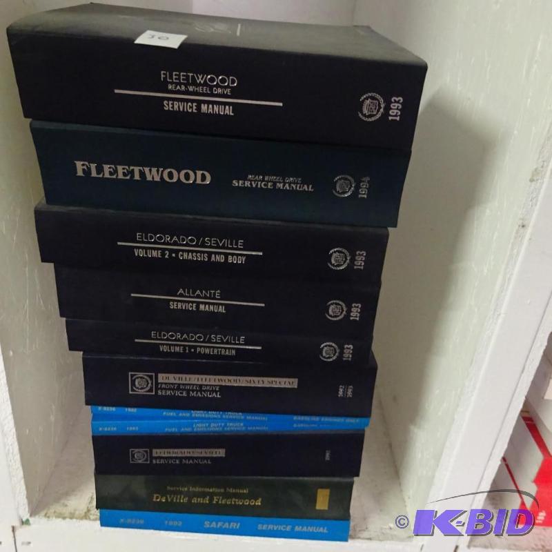 lot 30 image: Misc GM Service Manuals...