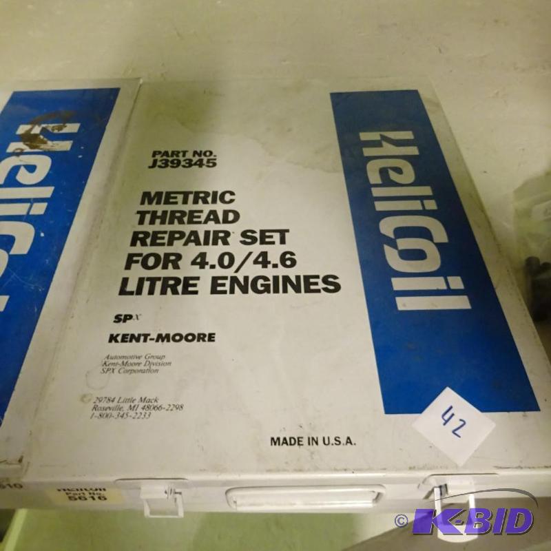 lot 42 image: Metric Thread Repair Set. Part # J39345 Looks...