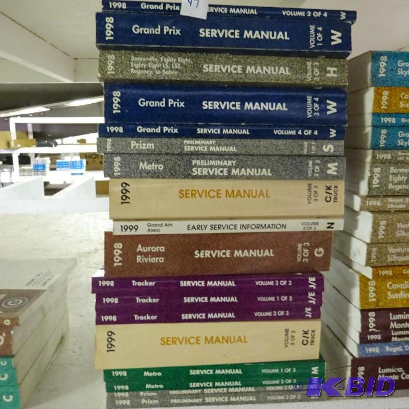 lot 47 image: Misc GM Repair Manuals...