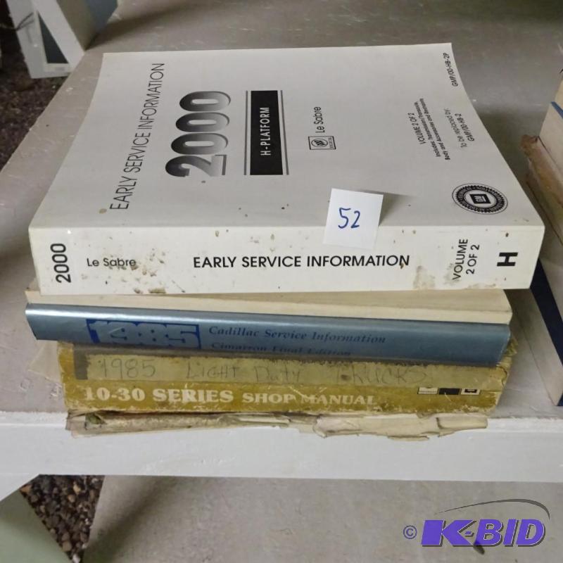lot 52 image: Misc GM Repair Manuals...