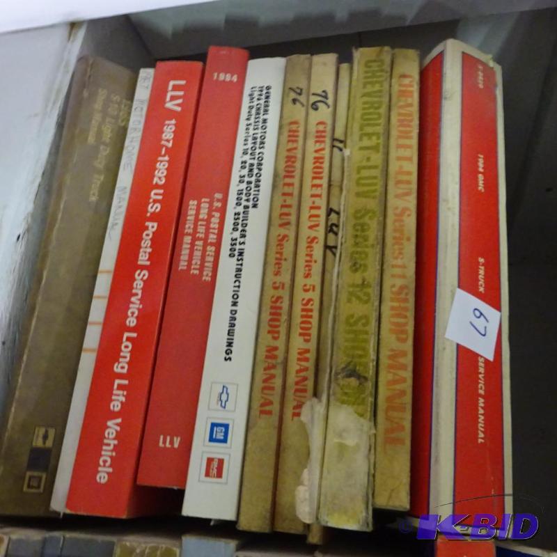 lot 67 image: Vintage Misc GM Repair Manuals...