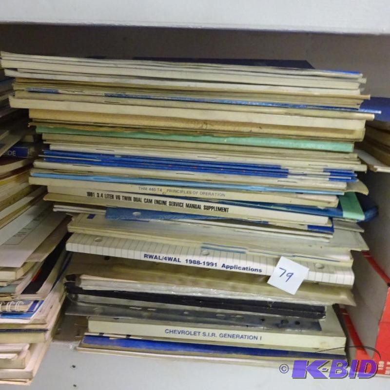 lot 79 image: Misc Driveability Repair Manuals...