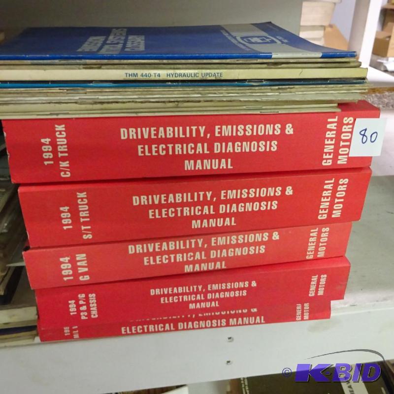 lot 80 image: Misc Driveability Repair Manuals...